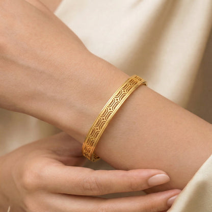 Vedika Golden Bangle