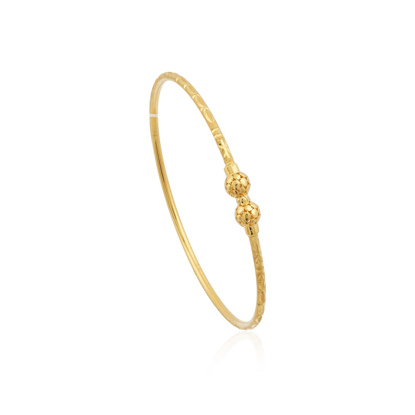 Golden Beaded Bangle