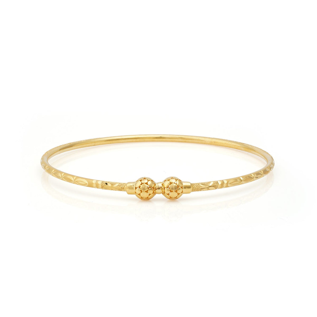 Golden Beaded Bangle