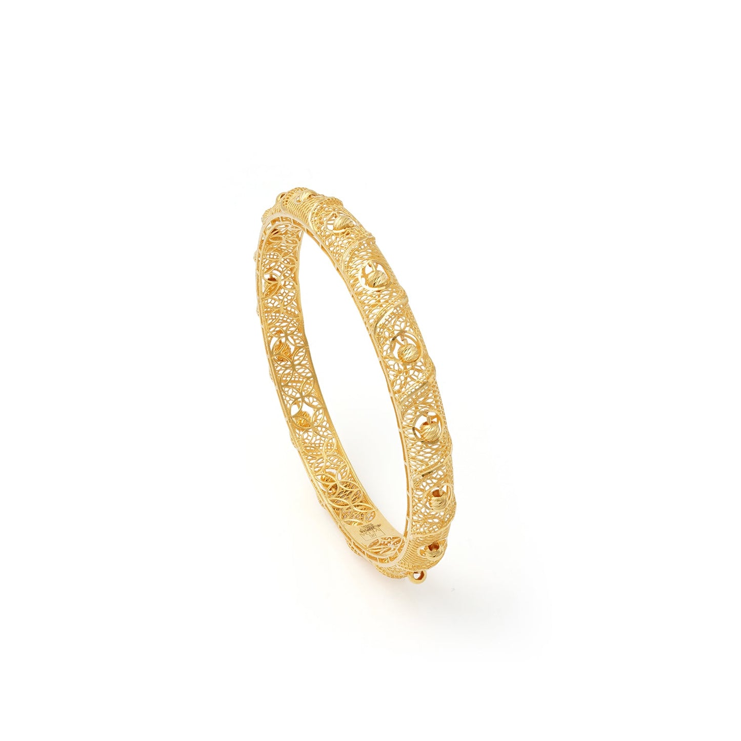 Golden Vedika Filigree Bangle