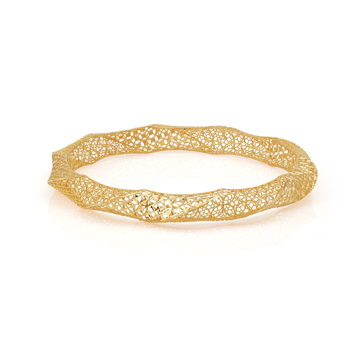 Golden Meera Jaali Bangle