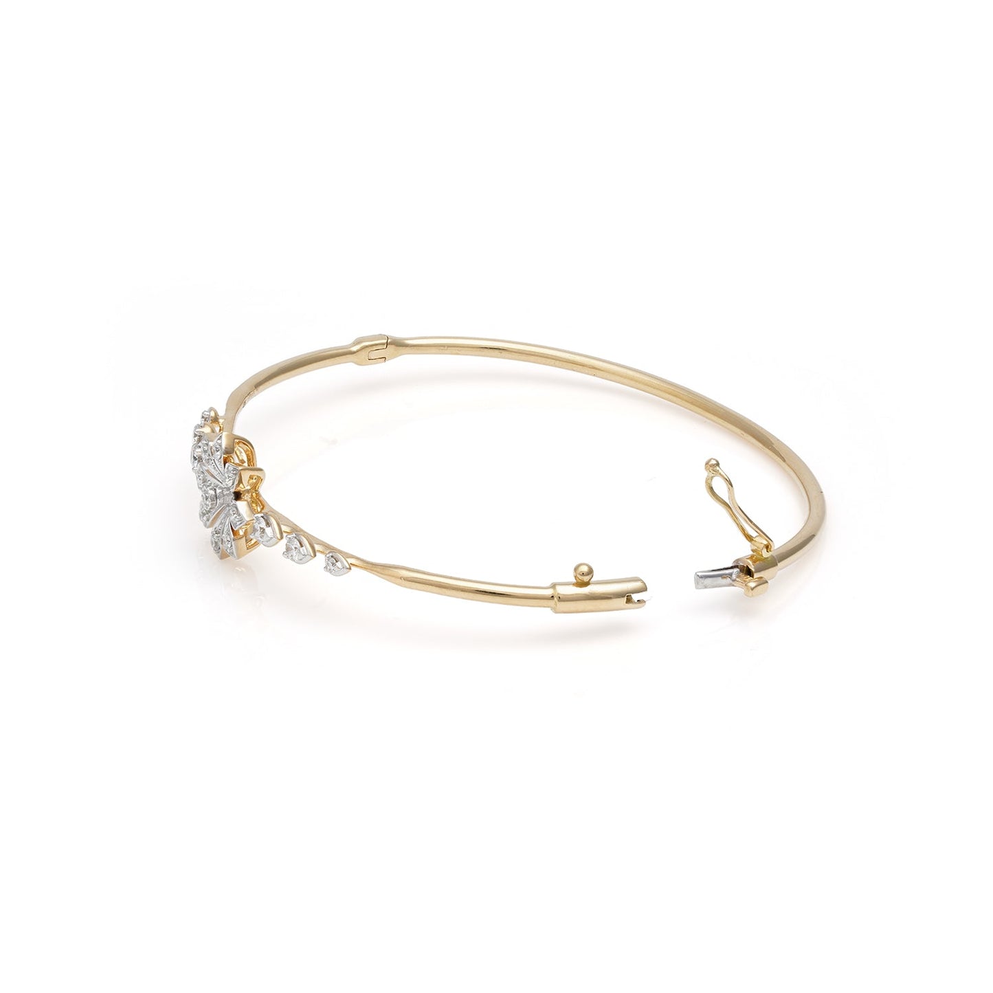 Floral Radiance Diamond Bracelet