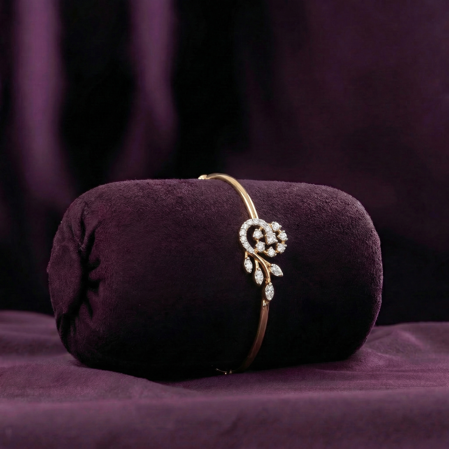 Blooming Leaf Diamond Bracelet