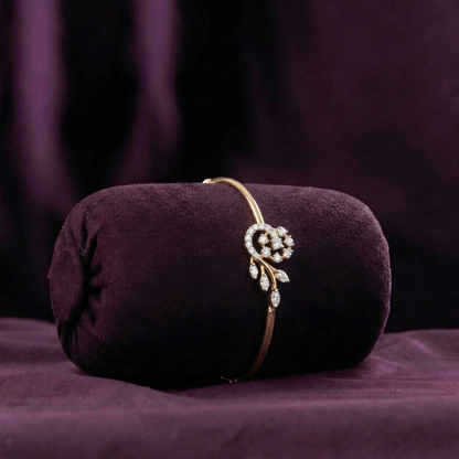 Blooming Leaf Diamond Bracelet