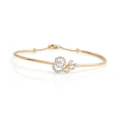 Blooming Leaf Diamond Bracelet