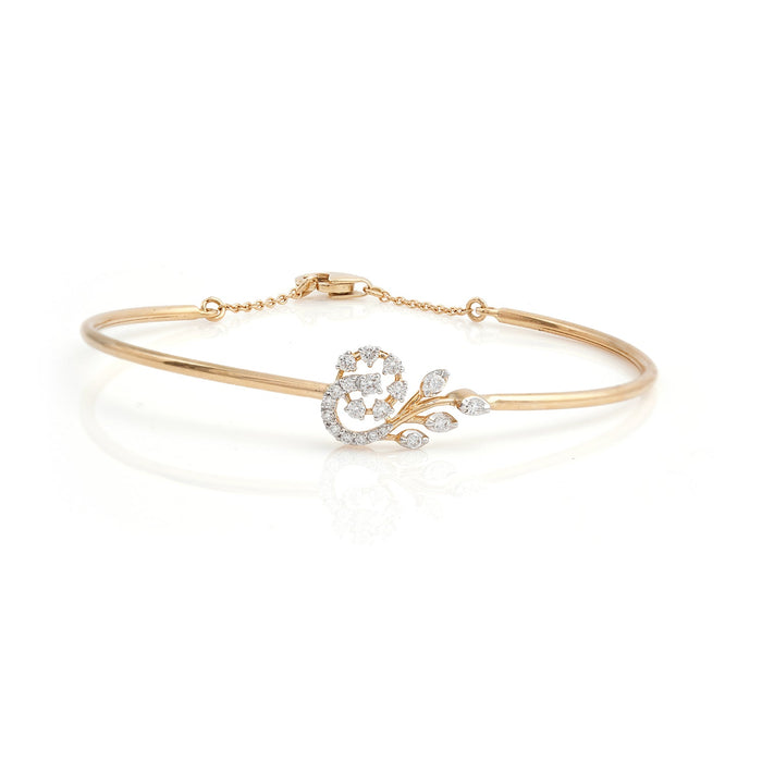 Blooming Leaf Diamond Bracelet