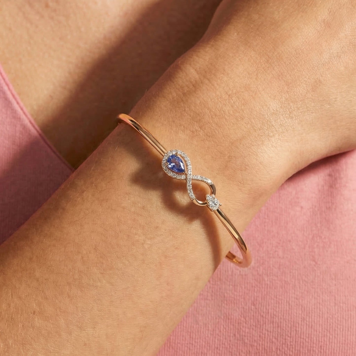 Eternal Dewdrop Diamond Bracelet