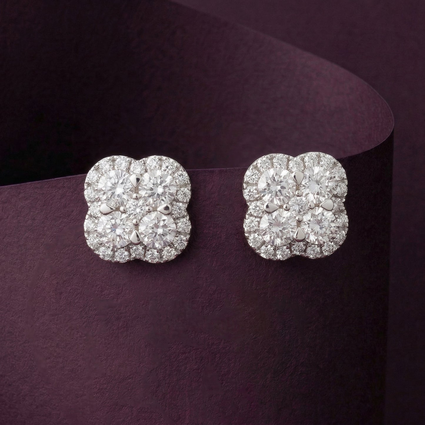 Lucky Bloom Diamond Studs