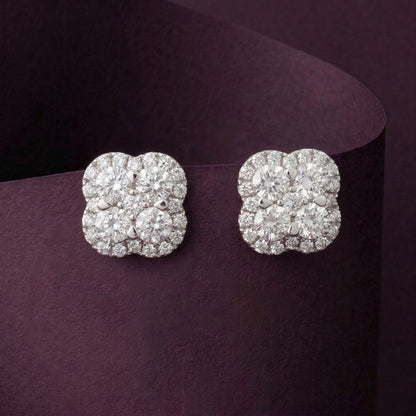 Lucky Bloom Diamond Studs
