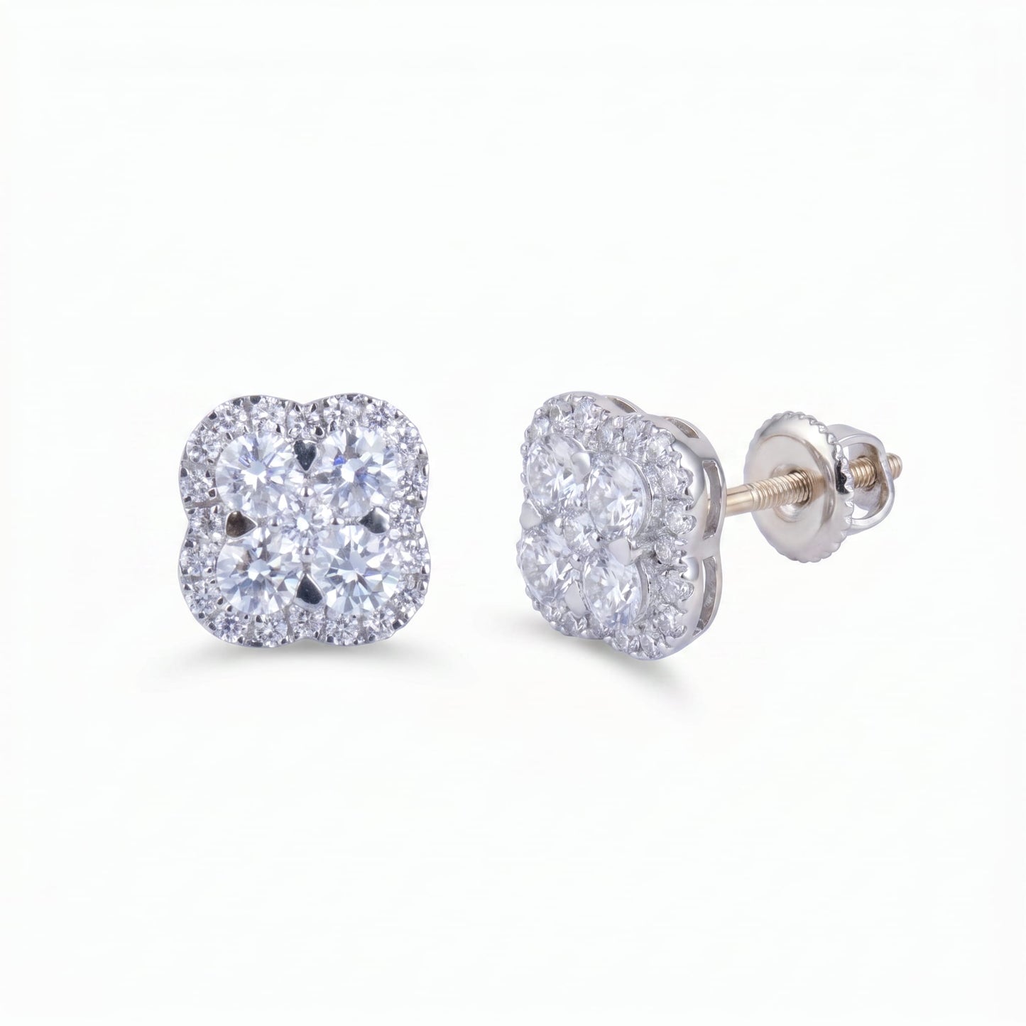 Lucky Bloom Diamond Studs