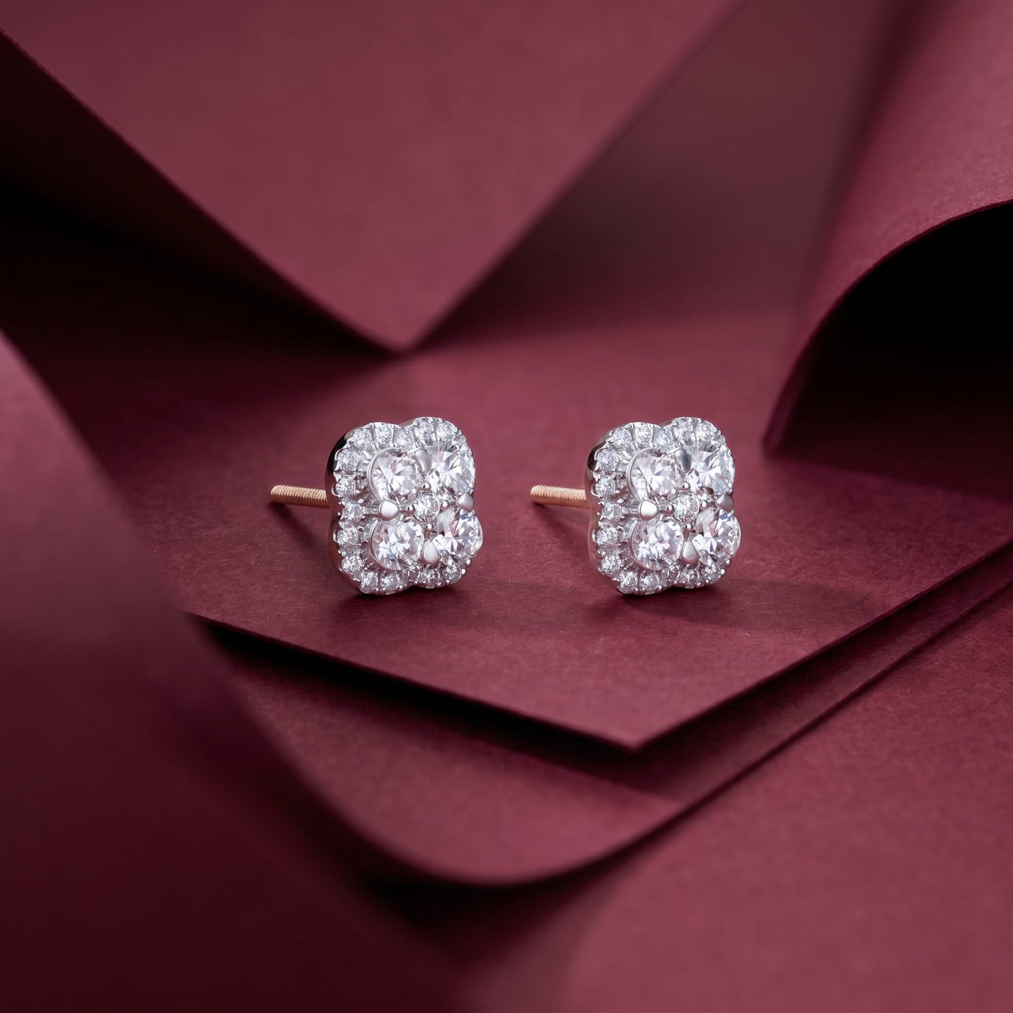 Lucky Bloom Diamond Studs