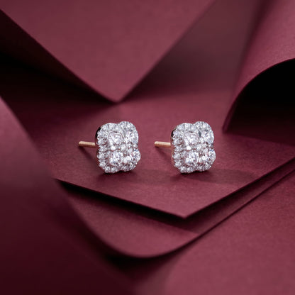 Lucky Bloom Diamond Studs