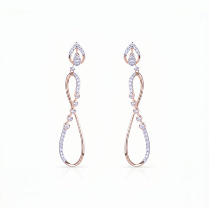 Astra Bloom Drop Earrings