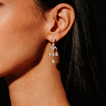 Aurora Tier Chandelier Earrings