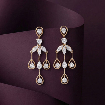 Aurora Tier Chandelier Earrings