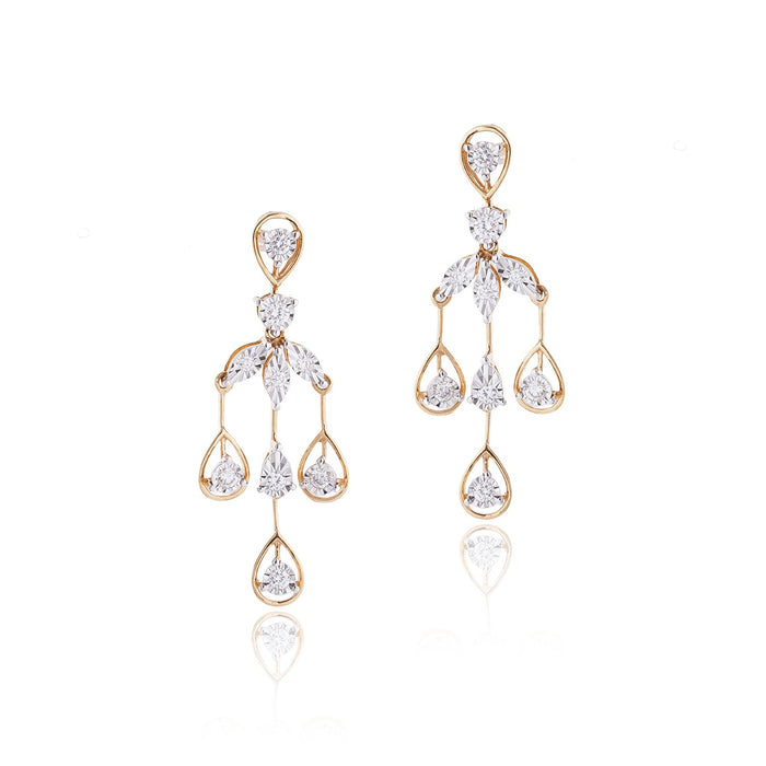 Aurora Tier Chandelier Earrings