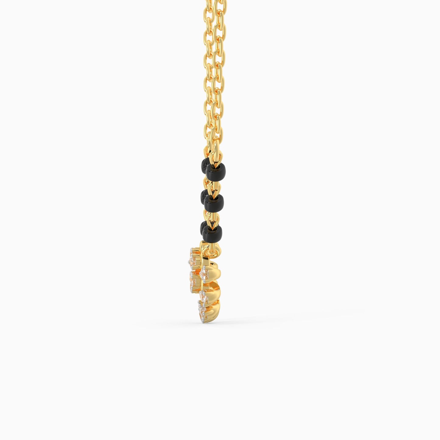 Gold Elan Diamond Mangalsutra