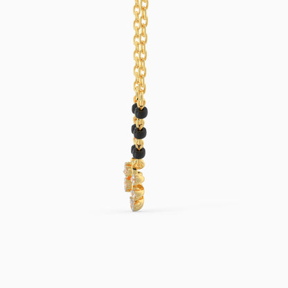 Gold Elan Diamond Mangalsutra