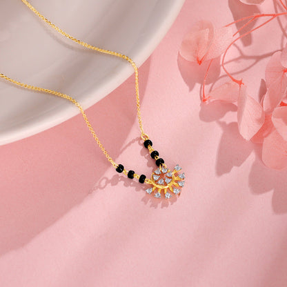 Gold Elan Diamond Mangalsutra