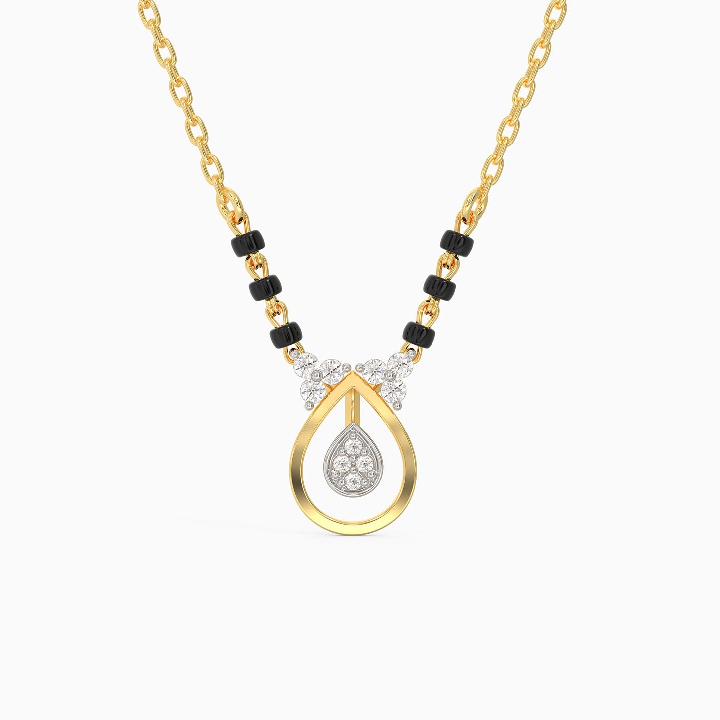 Gold Gaiety Diamond Mangalsutra
