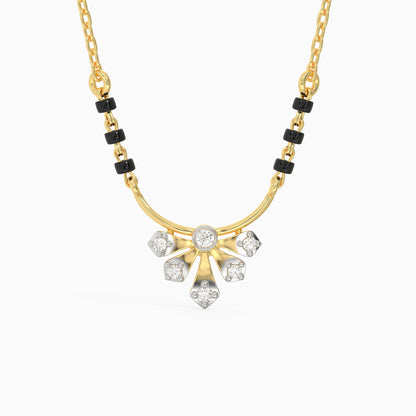 Gold Gleam Diamond Mangalsutra