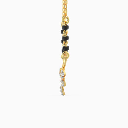 Gold Gleam Diamond Mangalsutra
