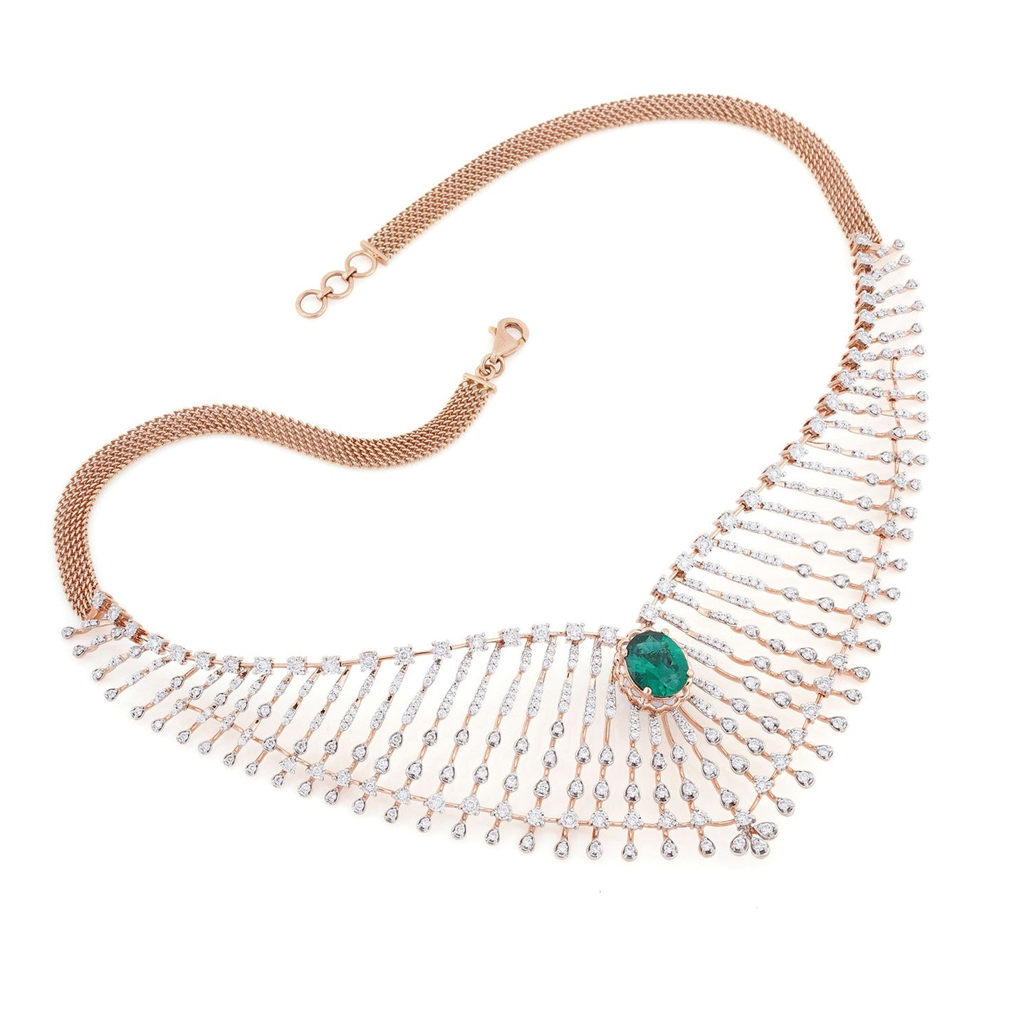 Emerald Cascade Necklace