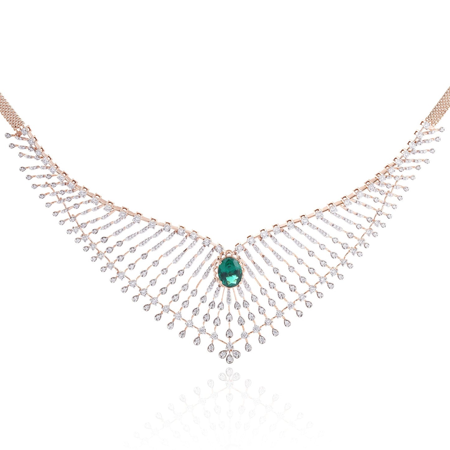 Emerald Cascade Necklace