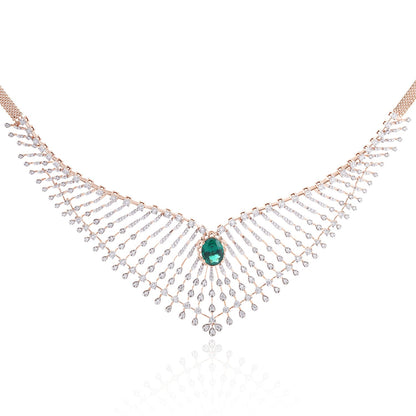 Emerald Cascade Necklace