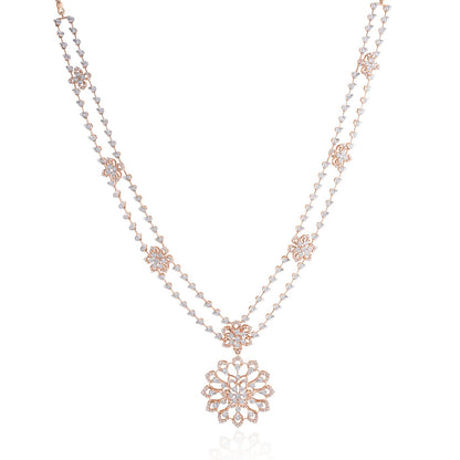 Floral Symphony Diamond Necklace