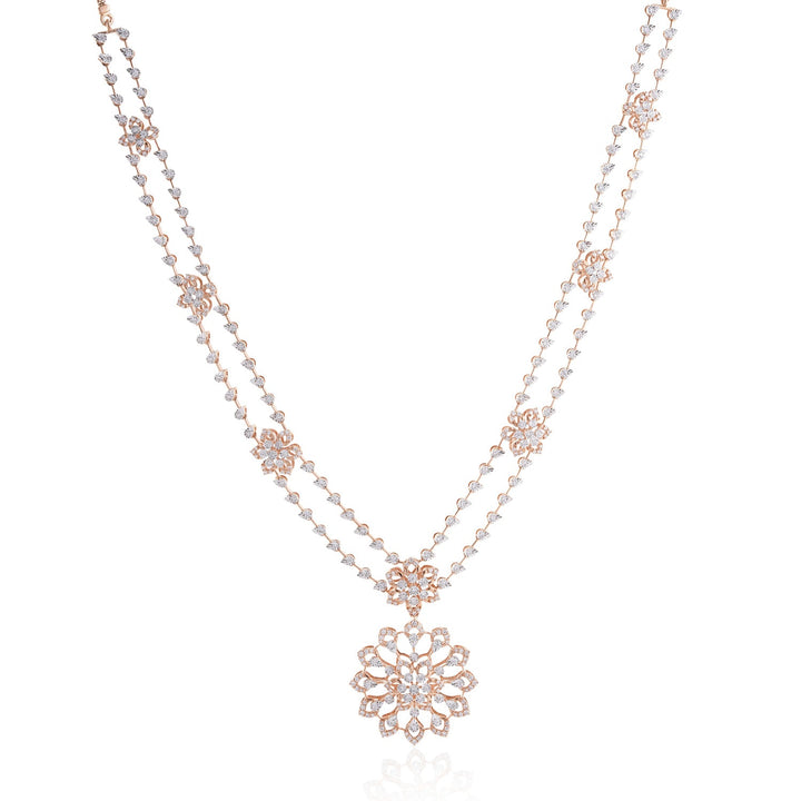 Floral Symphony Diamond Necklace