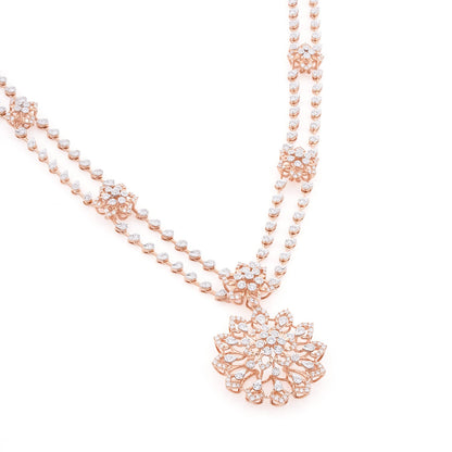 Floral Symphony Diamond Necklace