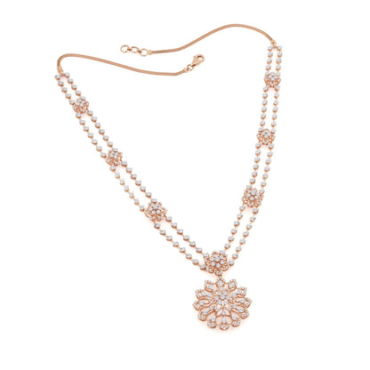 Floral Symphony Diamond Necklace