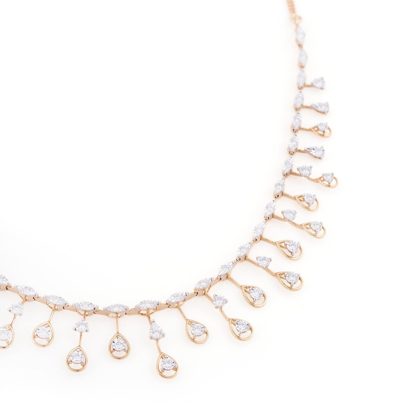 Dewdrop Cascade Diamond Necklace
