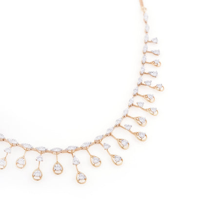 Dewdrop Cascade Diamond Necklace