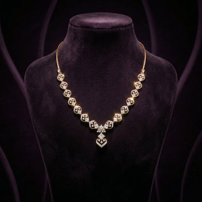 Ornate Link Diamond Necklace