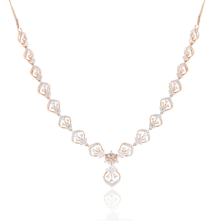 Ornate Link Diamond Necklace