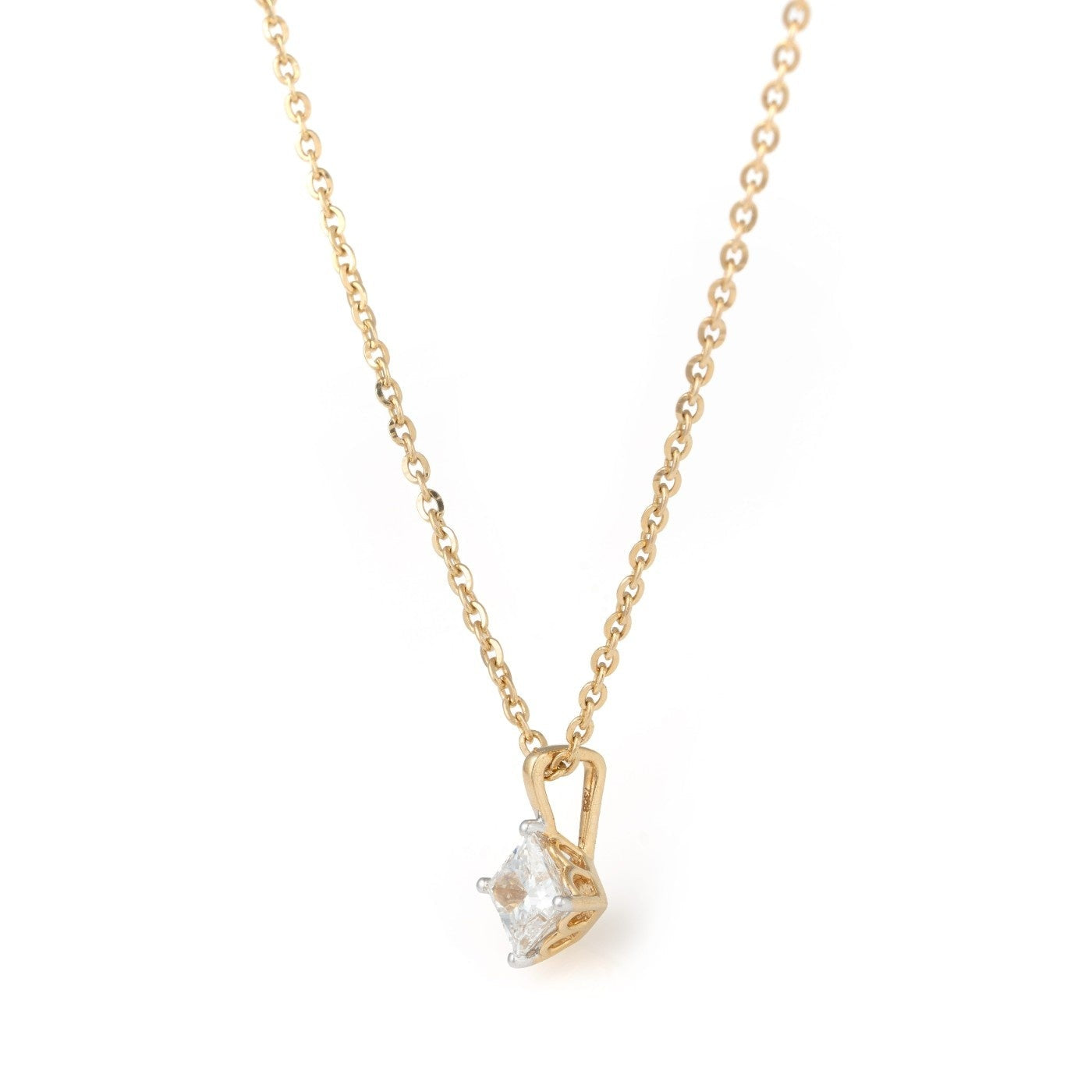 Lumina Solitaire Diamond Pendant