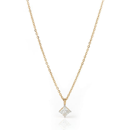 Lumina Solitaire Diamond Pendant