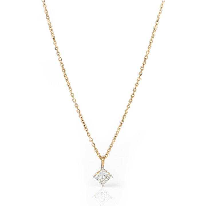 Lumina Solitaire Diamond Pendant