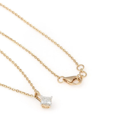 Lumina Solitaire Diamond Pendant