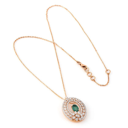 Emerald Bloom Necklace