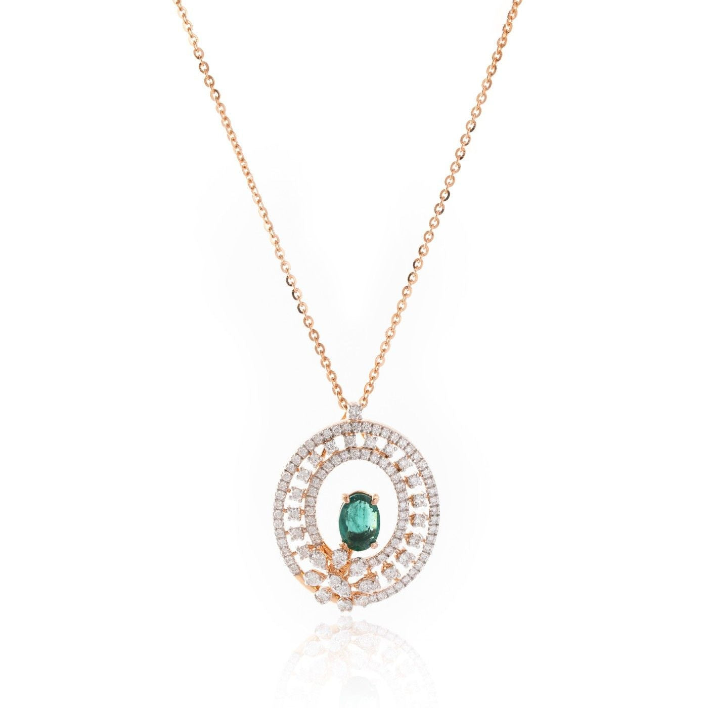 Emerald Bloom Necklace