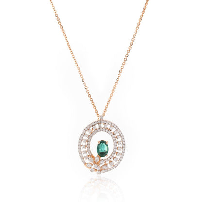 Emerald Bloom Necklace
