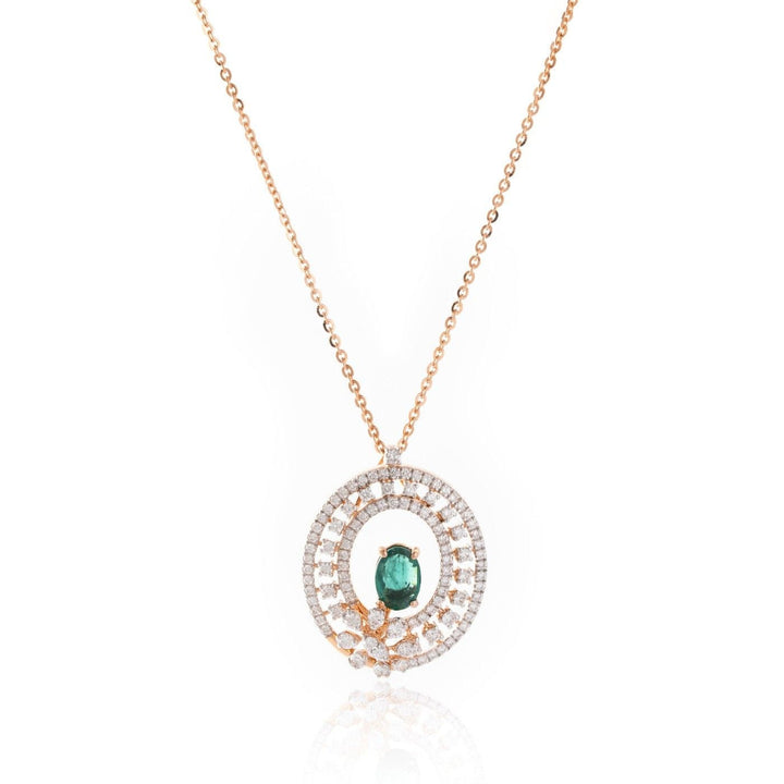 Emerald Bloom Necklace