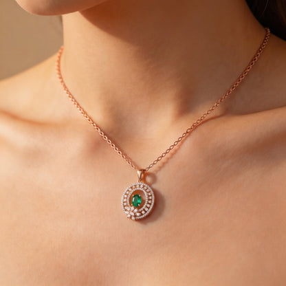 Emerald Bloom Necklace