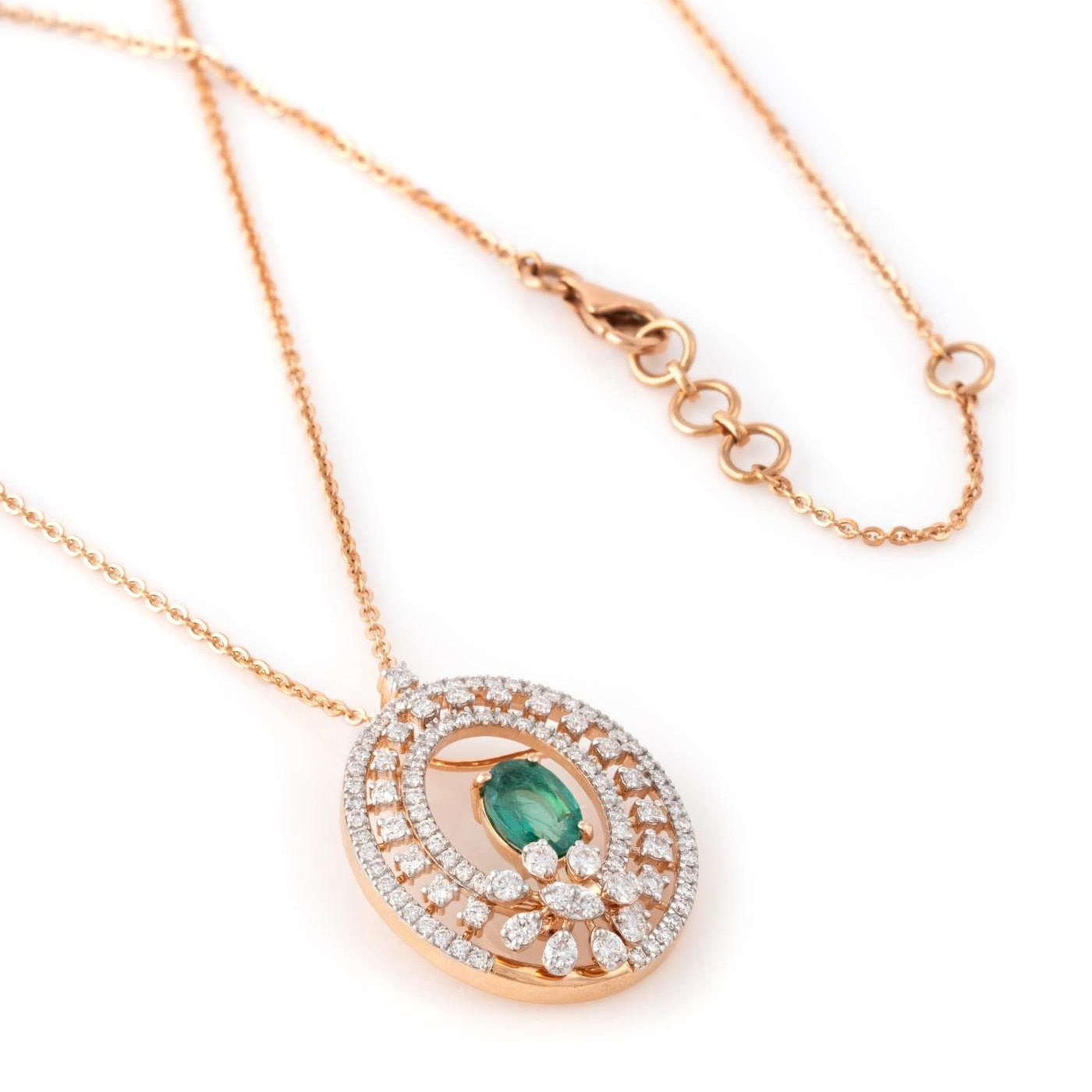 Emerald Bloom Necklace