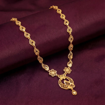 Vasira Floral Gold Necklace