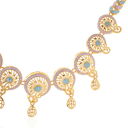 Celestial Radiance Gold Necklace