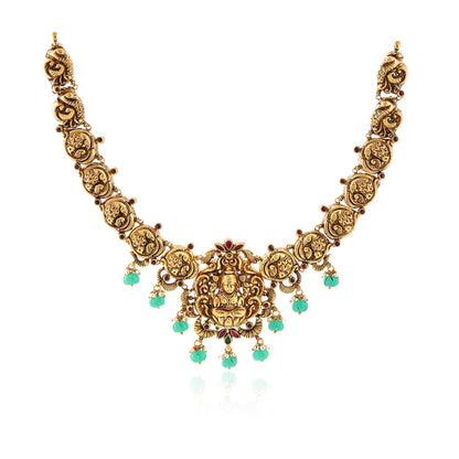 Padmashree Temple Gold Necklace